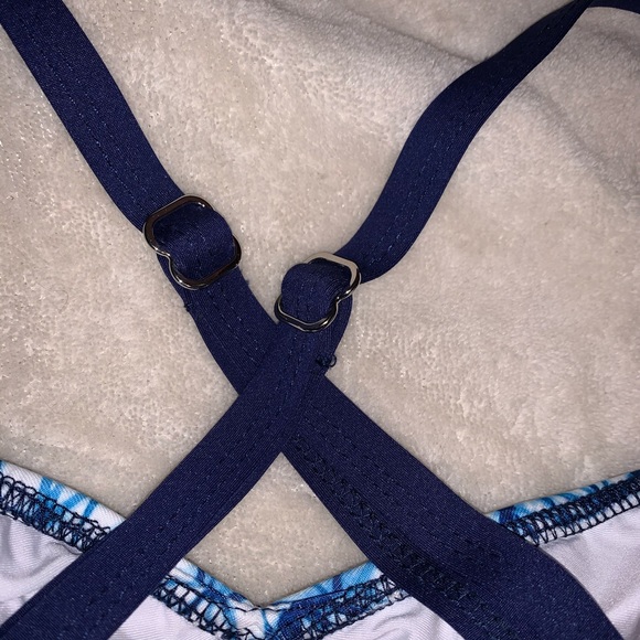 next Women's Double Up Swimsuit Tankini Top 32 B/C - Picture 3 of 8